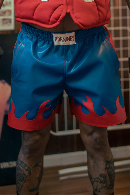 Black Flamas Shorts