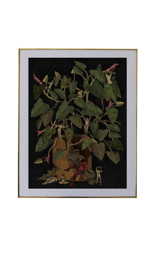 "Flowers" painting