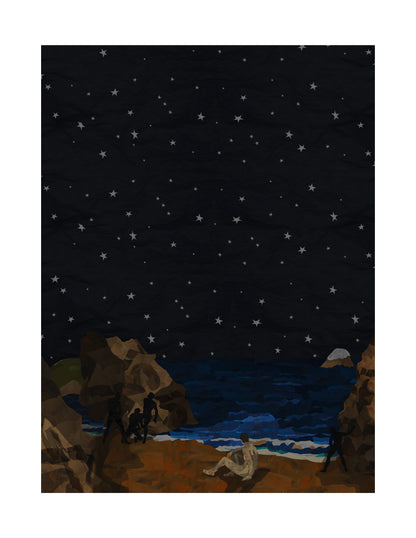 Starry night in Playa del Amor